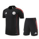 25-26 AX Black Short Sleeve Training Suit/ 25-26阿贾克斯短袖训练服
