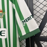 24-25 Real Betis Real Betis Final Uefa Conference League Final Game /24-25 贝蒂斯欧协联决赛带小字臂章