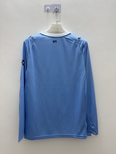 25-26 Manchester City Home Long Sleeve Jersey/25-26曼城主场长袖