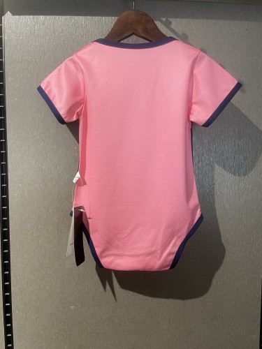 25-26 Real Madrid Pink Baby Clothing/25-26皇马粉色婴儿装
