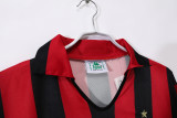 88-89 AC Milan Home Retro Long Sleeve Jersey/ 88-89AC米兰主场长袖
