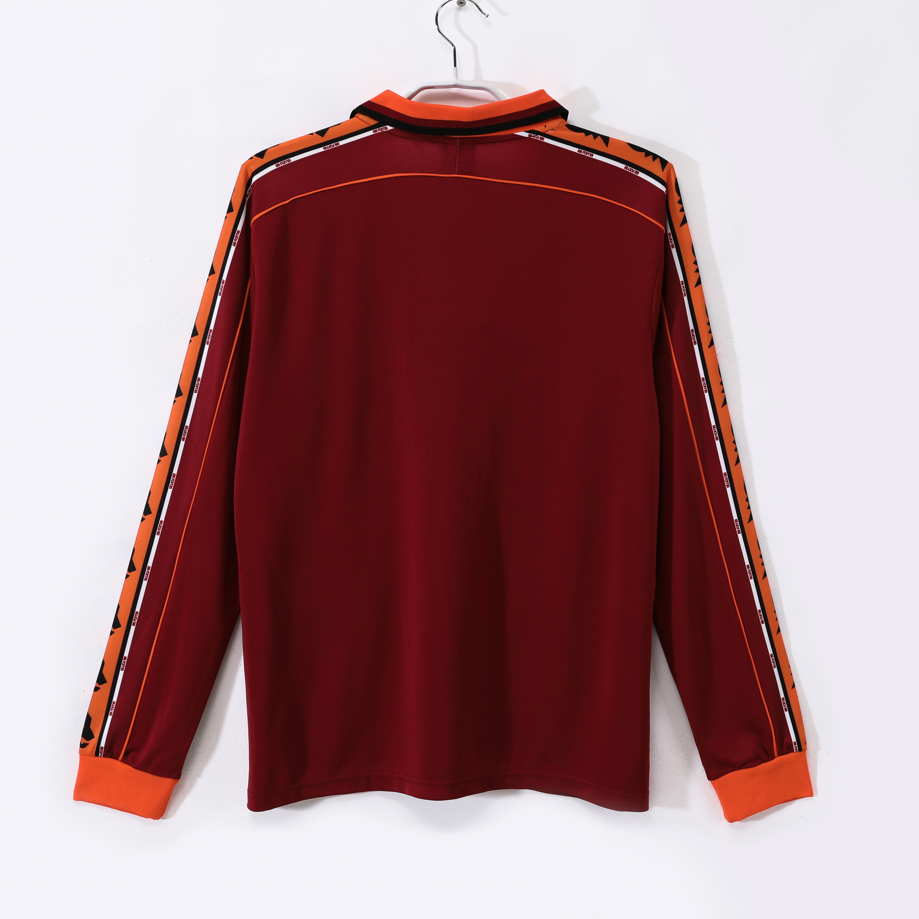 復刻1980年代ローマ　ホーム長袖　ユニフォーム 98-99 Roma Home Long Sleeve Retro Jersey