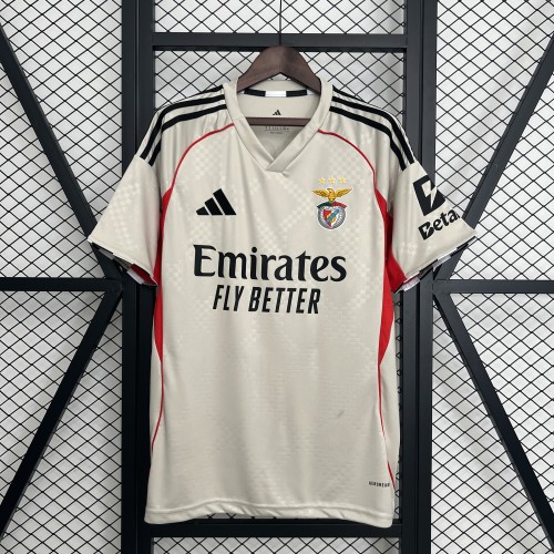 25-26 Benfica Away Fans Jersey/ 25-26 本菲卡客场球迷版