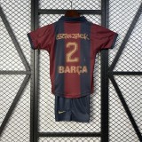 25-26 Barcelona Home Speical Kid Kit/24-25巴萨主场童装联名