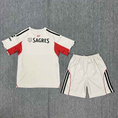 25-26 Benfica Away Kid Kit/25-26 本菲卡客场童装