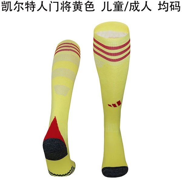25-26 Celtic Goalkeeper Socks/25-26凯尔特人守门员袜子