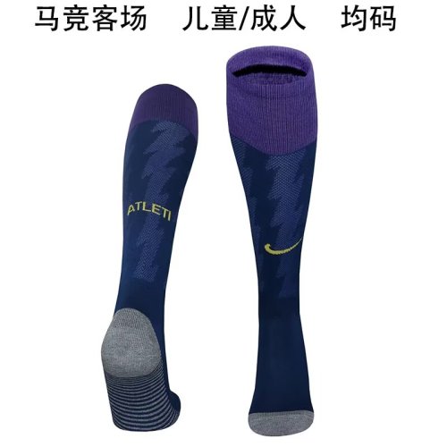 25-26 Atletico Madrid Away Socks/25-26马竞客场袜子