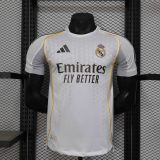 25-26 Real Madrid Home Player Jersey/ 25-26皇马主场球员