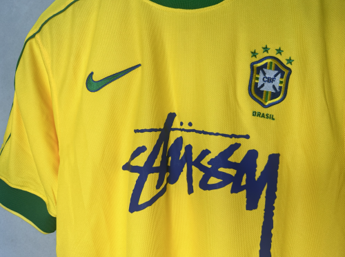 1998 Brazil X Stüssy Retro Jersey/1998 巴西主场