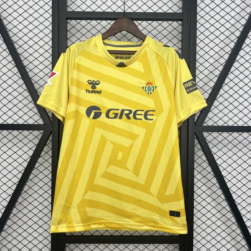 25-26 Real Betis Goal Keeper Yellow Fans Jersey/25-26贝蒂斯黄色守门员
