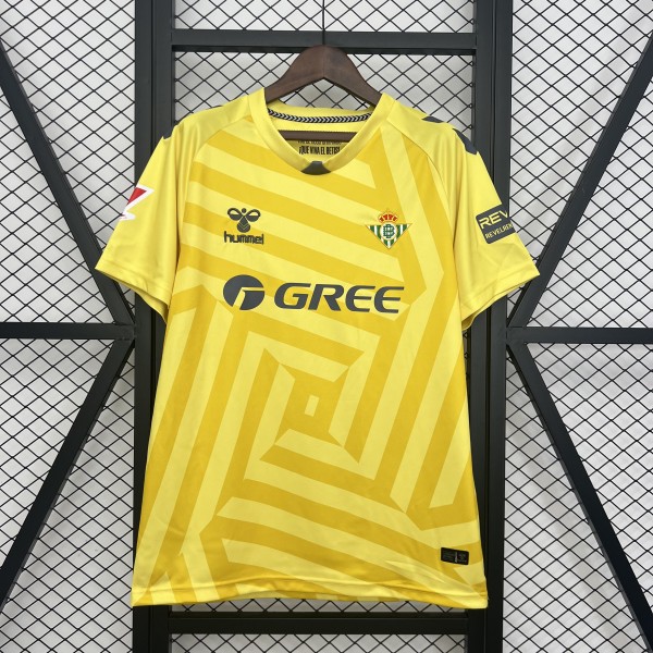 25-26 Real Betis Goal Keeper Yellow Fans Jersey/25-26贝蒂斯黄色守门员