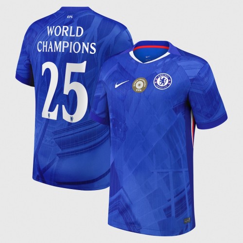 25-26 Chelsea Home World Cup Champions Fans Jersey/ 25-26 切尔西主场世俱杯冠军球迷版