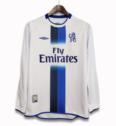 03-04 Chelsea Away Retro Long Sleeve Jersey/03-04切尔西客场长袖
