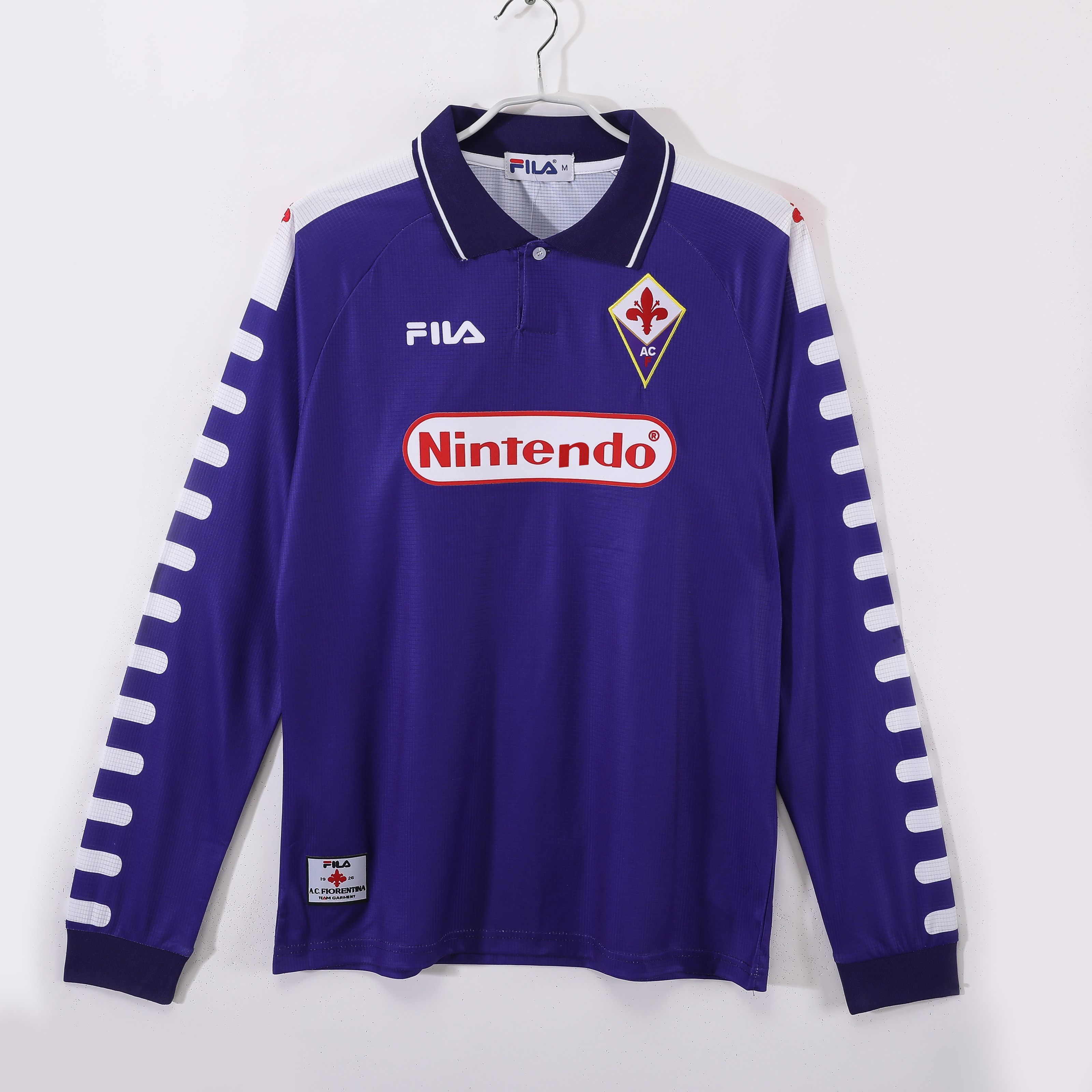 98-99 Fiorentina Home Long Sleeve Retro Jersey
