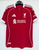 25-26 Liverpool Home Player Jersey/25-26 利物浦主场球员版