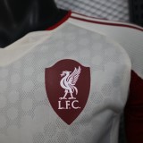 25-26 Liverpool Away Player Long Sleeve Jersey/25-26 利物浦客场球员长袖