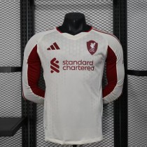 25-26 Liverpool Away Player Long Sleeve Jersey/25-26 利物浦客场球员长袖