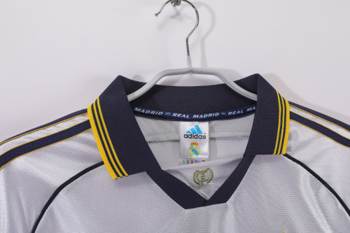 1998-2000 Real Madrid Home Long Sleeve Retro Jersey/98-00皇马主场长袖