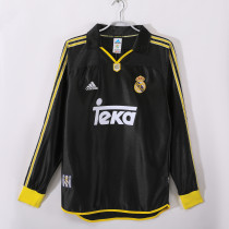 1999-2001 Real Madrid Away Long Sleeve Retro Jersey/99-01皇马客场长袖