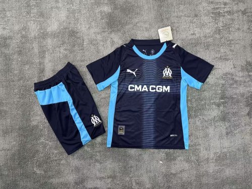 25-26 Olympique Marseille Away Kids Kit/25-26 马赛客场童装