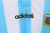 96-97 Argentina Home Long Sleeve Retro Jersey/96-97阿根廷主场长袖