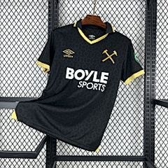 25-26  West Ham United Black Fans Jersey/ 25-26 西汉姆黑色球迷版