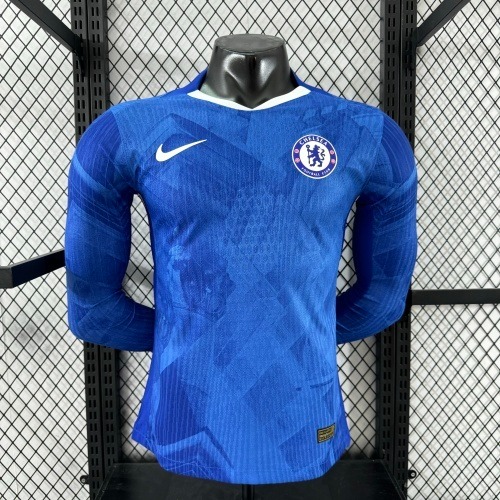 25-26 Chelsea Home Player Long Sleeve Jersey