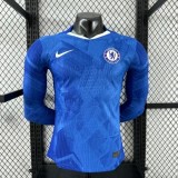 25-26 Chelsea Home Player Long Sleeve Jersey/ 25-26切尔西主场球员版长袖