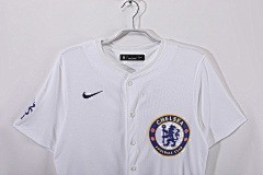 25-26 Chelsea White Baseball Jersey/ 25-26切尔西棒球服