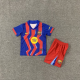 25-26 Barcelona 4th Kid Kit/25-26 巴萨第四客场童装
