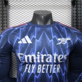 25-26  Arsenal Away Player Long Sleeve Jersey/ 25-26 阿森纳客场球员长袖