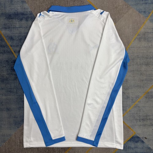 25-26  Marseille Home Long Sleeve Fans Jersey/25-26 马赛主场球迷长袖
