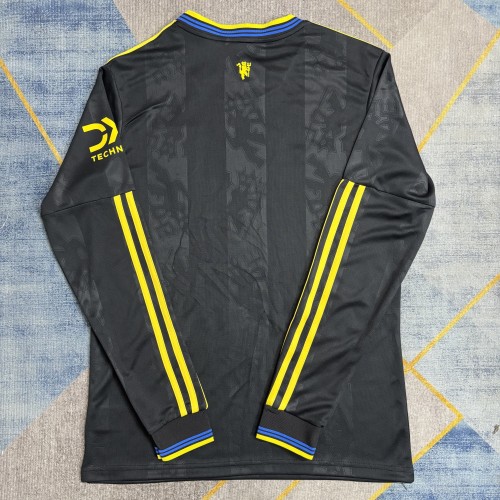 25-26 Manchester United Third Long Sleeve Fans Jersey/ 25-26 曼联第二客场球迷长袖