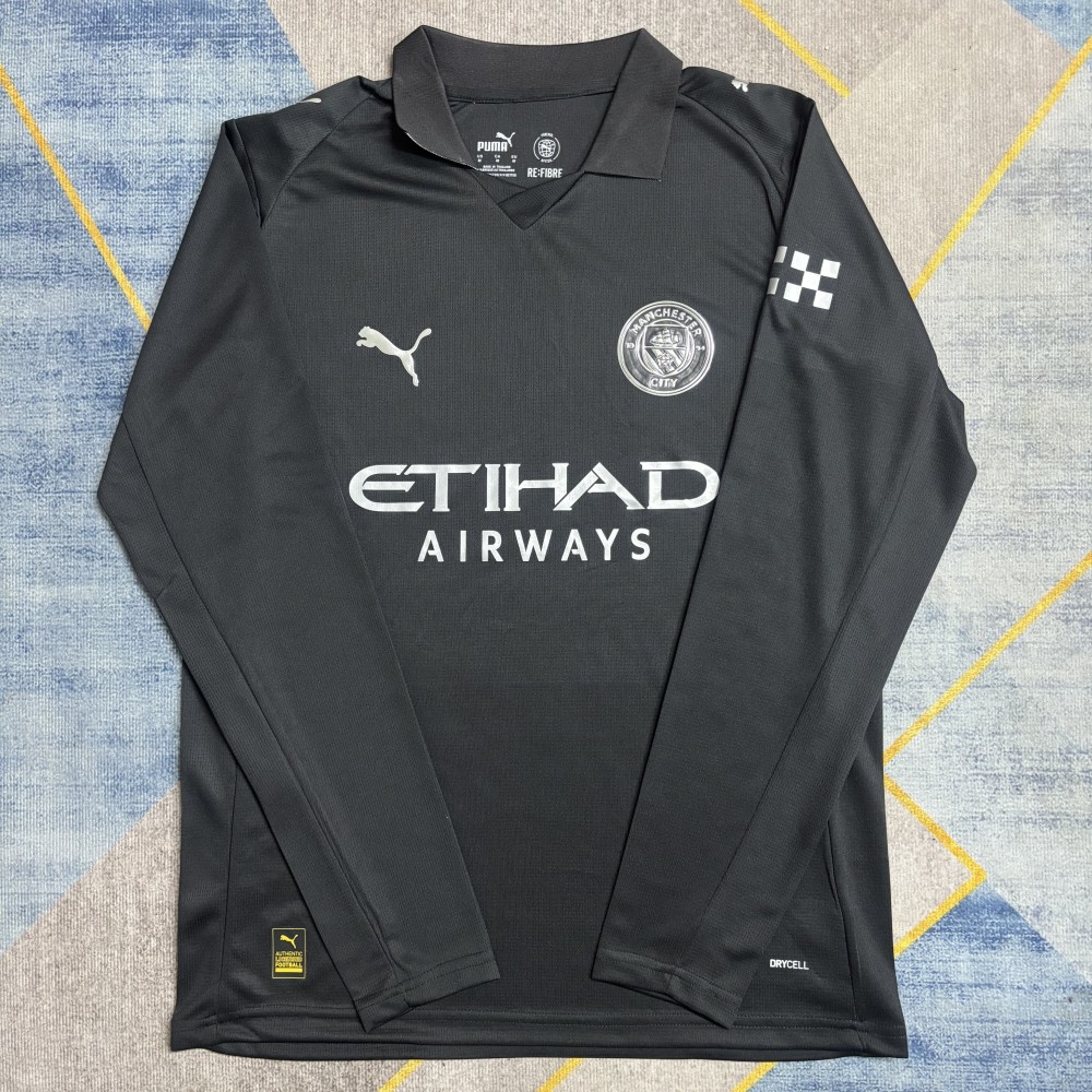 25-26 Manchester City Home Long Sleeve Jersey