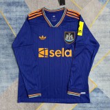 25-26 Newcastle United Away Long Sleeve Fans Jersey/25-26纽卡斯尔联客场球迷长袖