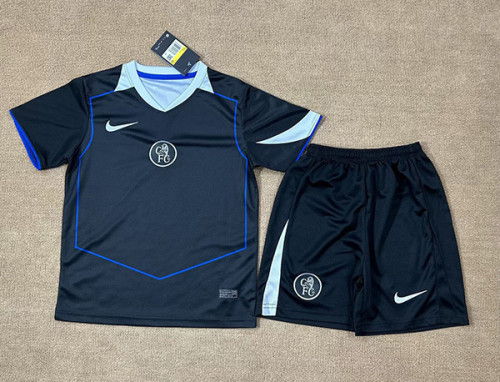 25-26 Chelsea Third Kid Kit/25-26切尔西第二客场童装