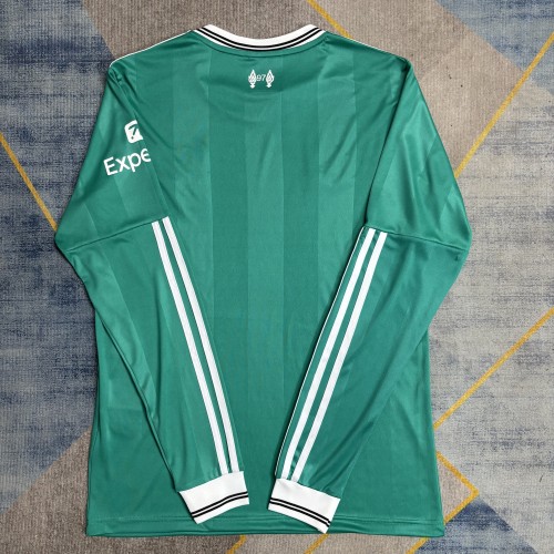 25-26 Liverpool Third  Long Sleeve Fans Jersey/25-26利物浦第二客场球迷长袖