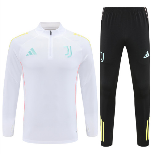 25-26 Juventus White Training Suit/ 25-26尤文半拉训练服