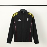 2025 Juventus Black Windbreaker/2025 尤文黑色风衣