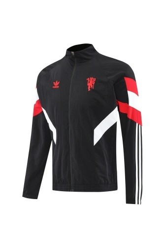 2025 Manchester United Black Windbreaker/2025 曼联黑色风衣