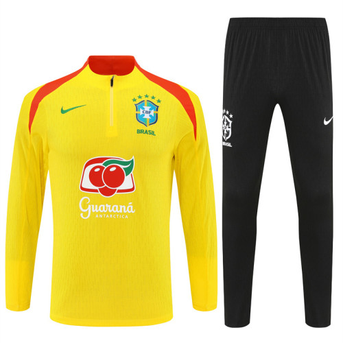 2025 Brazil Yellow Player Version Training Suit/2025巴西训练服，球员版