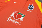 2025 Brazil Orange Player Version Training Suit/2025巴西训练服，球员版