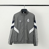 2025 Real Madrid Windbreaker/2025 皇马灰色风衣
