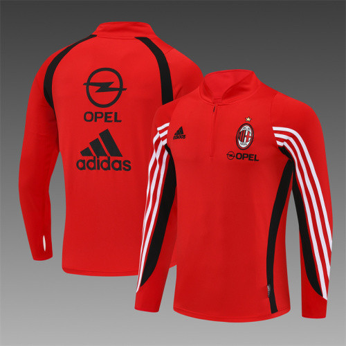 03-04 AC Milan Red Retro Training Suit Top/ 03-04AC米兰复古上衣