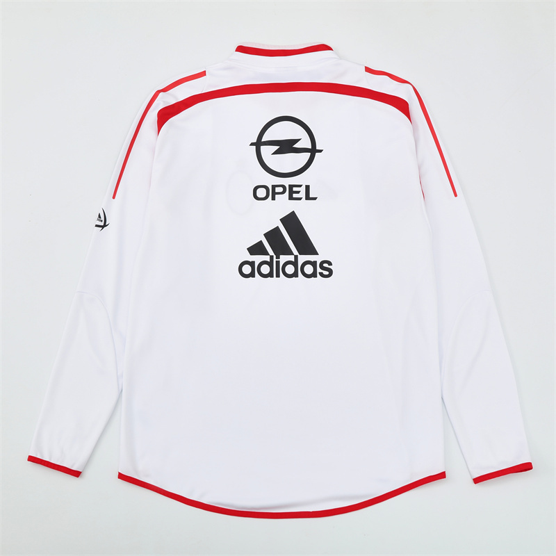 04-05 AC Milan White Retro Training Suit Top