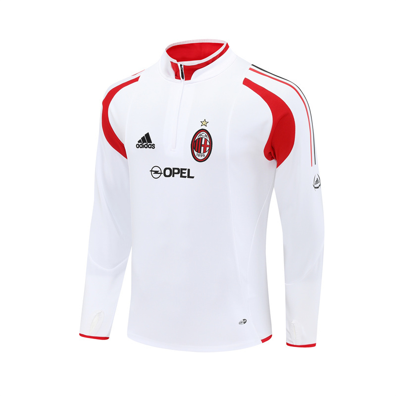 04-05 AC Milan White Retro Training Suit Top
