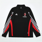 03-04 AC Milan Black Retro Training Suit Top/ 03-04 AC米兰复古上衣
