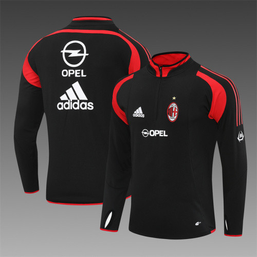 04-05 AC Milan Black Retro Training Suit Top/ 04-05AC米兰复古上衣