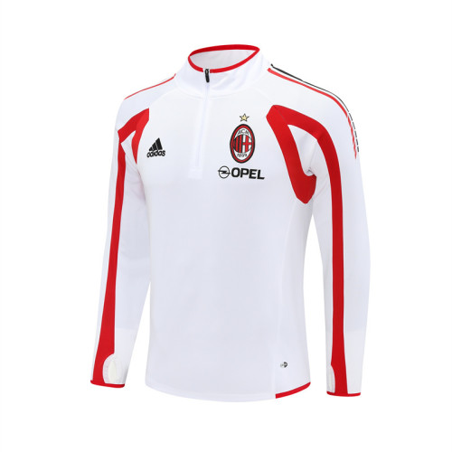 05-06 AC Milan White Retro Training Suit Top/ 05-06AC米兰复古上衣