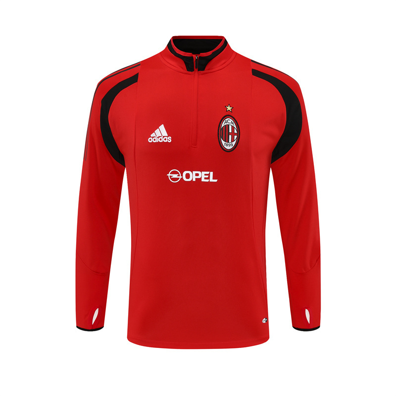 04-05 AC Milan Red Retro Training Suit Top